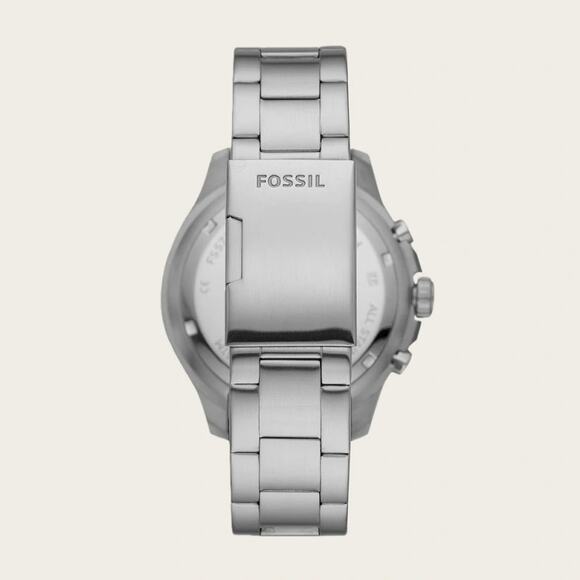 Fossil  FS5724 Men’s Chronograph Quartz Stainless Steel Blue Dial 46mm Watch - Picture 5 of 7